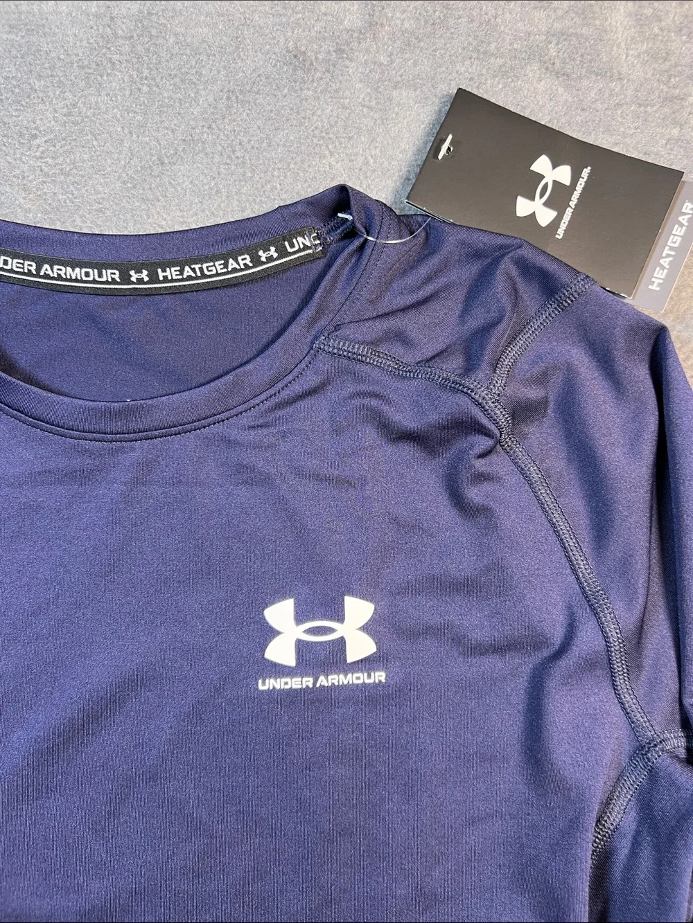 Under Armour Navy Long Sleeve Performance Shirt